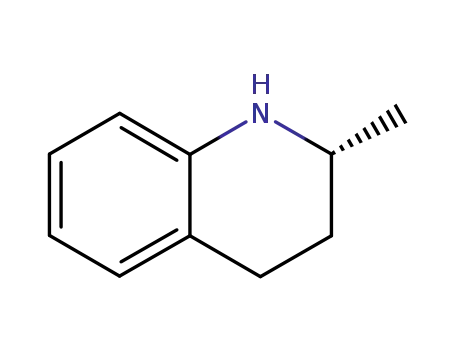 Molecular Structure of 63430-95-5 ((R)-2α-Methyl-1,2,3,4-tetrahydroquinoline)
