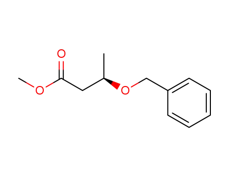 Molecular Structure of 116761-24-1 ((R)-3-(benzyloxy)butanoic acid methyl ester)