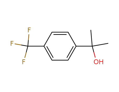 Molecular Structure of 2252-62-2 (4-(TRIFLUOROMETHYL)PHENYL DIMETHYL CARBINOL)