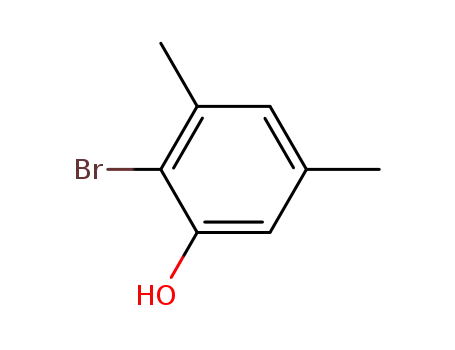 Molecular Structure of 125237-08-3 (2-BroMo-3,5-diMethylphenol)