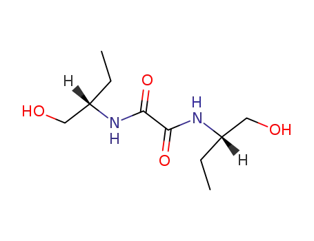 Molecular Structure of 61051-11-4 ((-)-(S)-N,N'-Bis-(2-hydroxy-1-aethyl-aethyl)-oxalsaeurediamid)