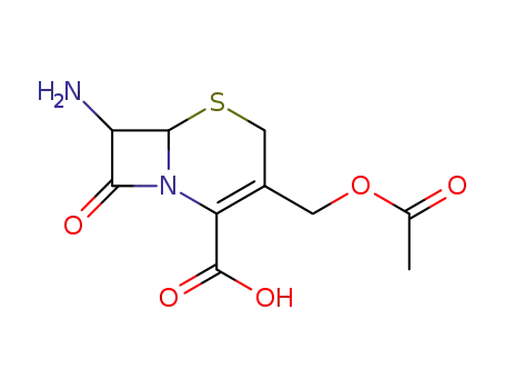 Molecular Structure of 108260-00-0 (7-aminocephalosporanic acid)