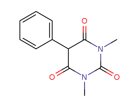 Molecular Structure of 7391-66-4 (1,3-Dimethyl-5-phenylbarbituric acid)
