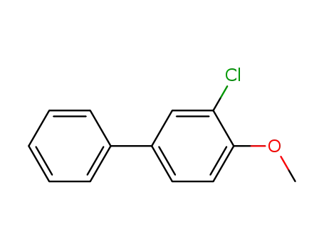Molecular Structure of 21424-83-9 (1,1'-Biphenyl, 3-chloro-4-methoxy-)