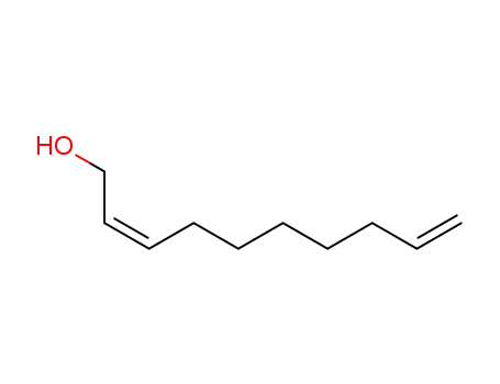 Molecular Structure of 4117-07-1 (deca-2<i>c</i>,9-dien-1-ol)