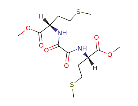 Molecular Structure of 147315-16-0 ((S,S)-2-[[[1-(methoxycarbonyl)-3-(methylsulfanyl)propylamino]oxalyl]amino]-4-(methylsulfanyl)butyric acid methyl ester)