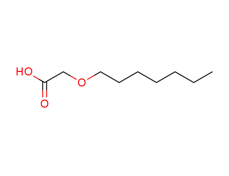 Molecular Structure of 3966-20-9 ((heptyloxy)acetic acid)