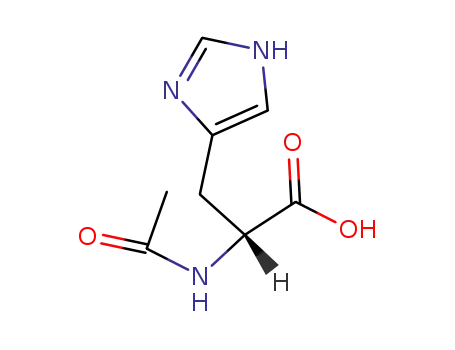 Molecular Structure of 75983-68-5 (<i>N</i><sup>α</sup>-acetyl-D-histidine)