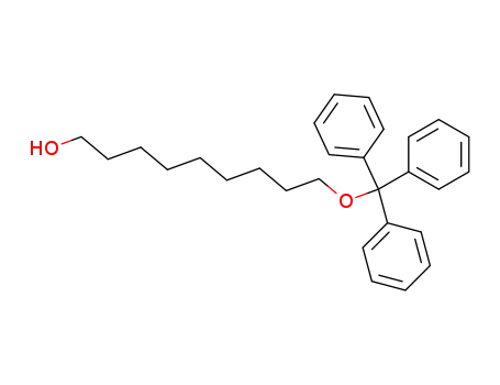Molecular Structure of 82777-72-8 (9-hydroxynonyl-1-triphenylmethylether)