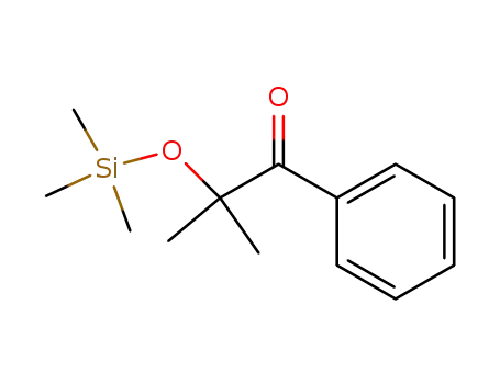 Molecular Structure of 55418-35-4 (2-Methyl-1-phenyl-2-trimethylsilanyloxy-propan-1-one)