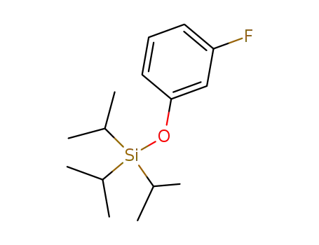 Molecular Structure of 860296-18-0 (3-(fluorophenyloxy)triisopropylsilane)
