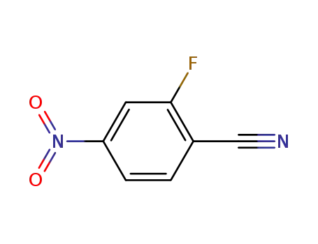 Molecular Structure of 34667-88-4 (2-Fluoro-4-nitrobenzonitrile)