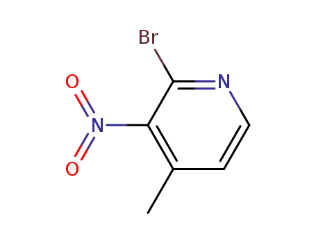 Molecular Structure of 23056-45-3 (2-BROMO-3-NITRO-4-PICOLINE)