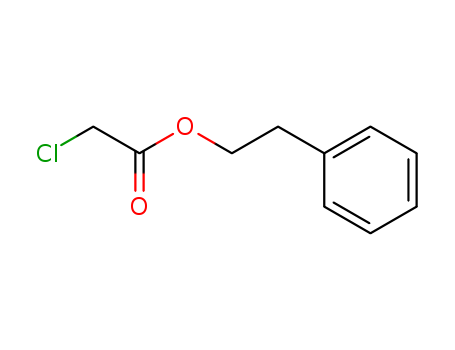 7476-91-7,CHLORO-ACETIC ACID PHENETHYL ESTER,Aceticacid, chloro-, 2-phenylethyl ester (9CI); Acetic acid, chloro-, phenethyl ester(6CI,8CI); 2-Phenylethyl chloroacetate; NSC 404412; Phenethyl chloroacetate