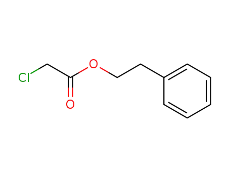 Molecular Structure of 7476-91-7 (CHLORO-ACETIC ACID PHENETHYL ESTER)