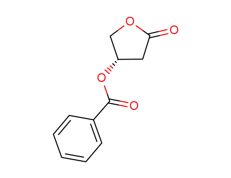 Molecular Structure of 207985-74-8 (2(3H)-Furanone, 4-(benzoyloxy)dihydro-, (4S)-)