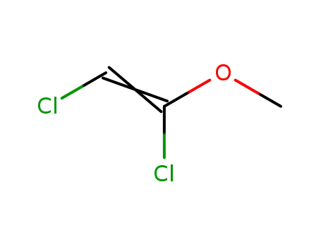 Molecular Structure of 42345-81-3 (1,2-dichloro-1-methoxy-ethene)