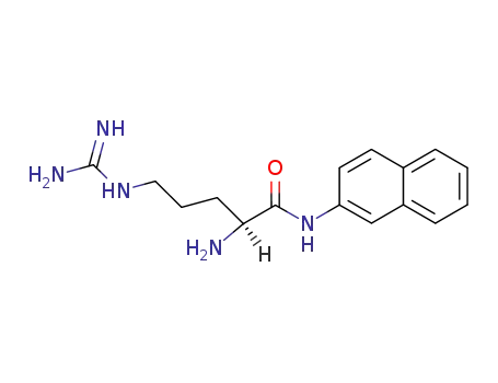 Molecular Structure of 7182-70-9 (arginine beta-naphthylamide)
