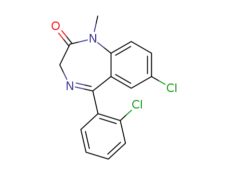 Molecular Structure of 2894-68-0 (Diclazepam)