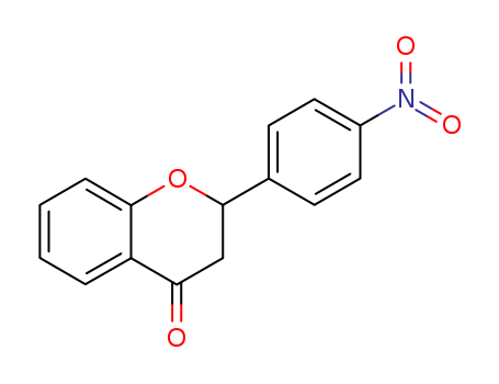 4H-1-Benzopyran-4-one, 2,3-dihydro-2-(4-nitrophenyl)-