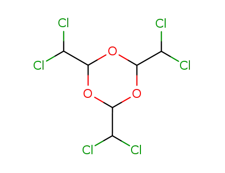 Molecular Structure of 17352-16-8 (2,4,6-tris(dichloromethyl)-1,3,5-trioxane)