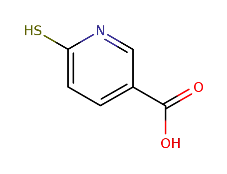 Molecular Structure of 17624-07-6 (6-MERCAPTONICOTINIC ACID)
