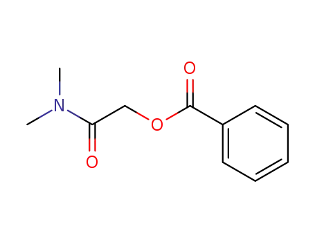 Molecular Structure of 106231-54-3 (Acetamide, 2-(benzoyloxy)-N,N-dimethyl-)