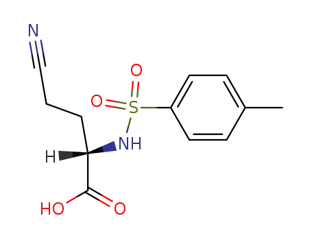 Molecular Structure of 42533-20-0 (<i>N</i>-(toluene-4-sulfonyl)-L-glutamic acid-5-nitrile)
