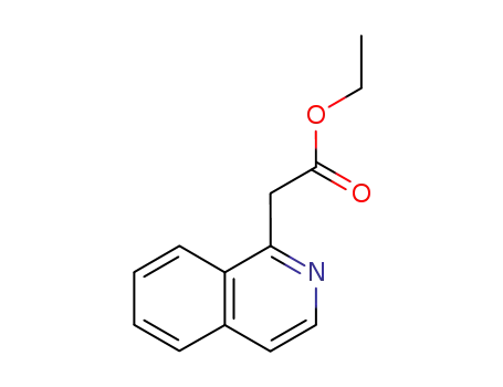 Molecular Structure of 46502-61-8 (1-Isoquinolineacetic acid ethyl ester)