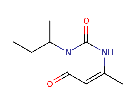 2,4(1H,3H)-Pyrimidinedione,6-methyl-3-(1-methylpropyl)-