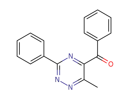 Molecular Structure of 107126-34-1 (5-benzoyl-6-methyl-3-phenyl-as-triazine)