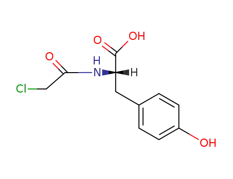 Molecular Structure of 1145-56-8 (CHLOROACETYL-L-TYROSINE)