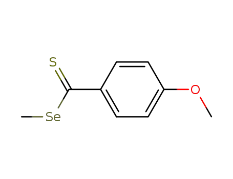Molecular Structure of 136992-18-2 ((4-Methoxy-phenyl)-methylselanyl-methanethione)