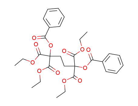 Molecular Structure of 168697-54-9 (tetraethyl ethylenebisbenzoyloxymalonate)