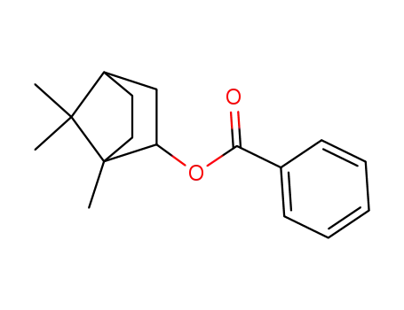 Molecular Structure of 20279-54-3 (Bicyclo[2.2.1]heptan-2-ol, 1,7,7-triMethyl-, 2-benzoate)
