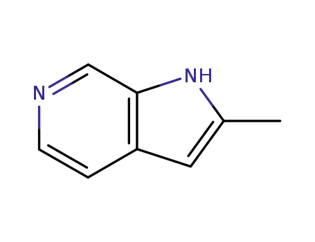 Molecular Structure of 65645-56-9 (2-METHYL-1H-PYRROLO[2,3-C]PYRIDINE)