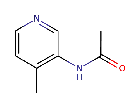 Molecular Structure of 52090-68-3 (3-ACETAMIDO-4-PICOLINE)
