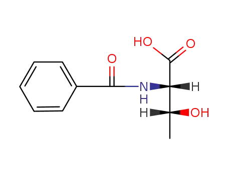 Molecular Structure of 7469-23-0 (N-BENZOYL-DL-THREONINE)