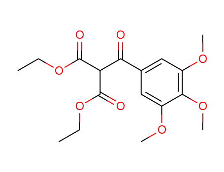 Molecular Structure of 7478-67-3 (diethyl (3,4,5-trimethoxybenzoyl)malonate)
