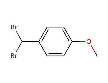 Molecular Structure of 78926-14-4 (Benzene, 1-(dibromomethyl)-4-methoxy-)