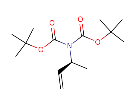 Molecular Structure of 129076-07-9 ((-)-di-tert-butyl [(1S)-1-methylprop-2-en-1-yl]imidodicarbonate)