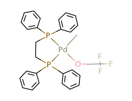 methyl(2,2,2-trifluoro-ethoxo){1,2-bis(diphenylphosphino)ethane}palladium