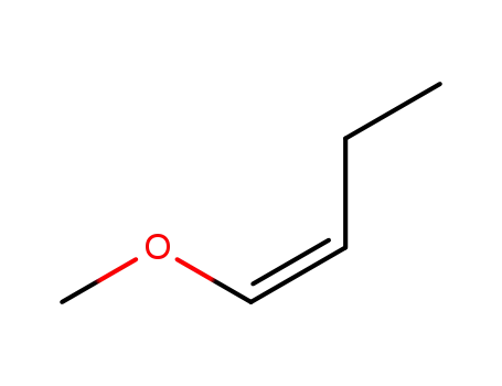 Molecular Structure of 10034-12-5 (1-Butene, 1-methoxy-, (1Z)-)