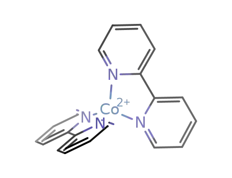 Molecular Structure of 15878-94-1 (Co(2,2'-bipyridine)<sup>(2+)</sup>)