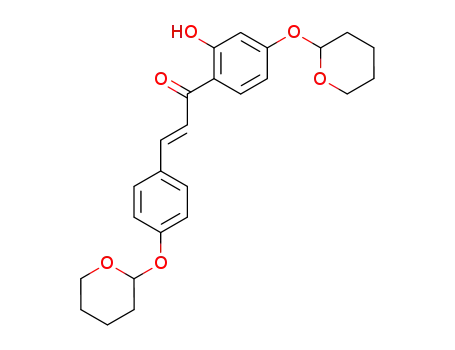 (E)-1-[2-hydroxy-4-(tetrahydro-2H-pyran-2-yloxy)-phenyl]-3-[4-(tetrahydro-2H-pyran-2-yloxy)-phenyl]prop-2-en-1-one