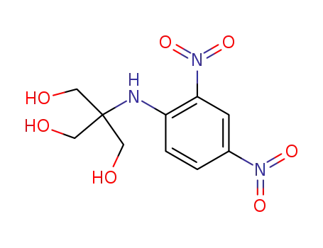 Molecular Structure of 68715-89-9 (2-(2,4-Dinitroanilino)-2-(hydroxymethyl)propane-1,3-diol)