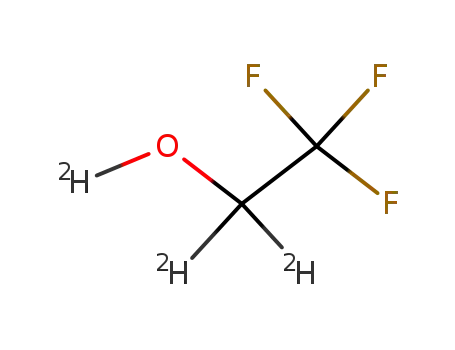 Molecular Structure of 77253-67-9 (Ethan-1,1-d2-ol-d,2,2,2-trifluoro-)