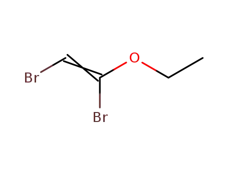 Molecular Structure of 24298-33-7 (1-ethoxy-1,2-dibromo-ethene)