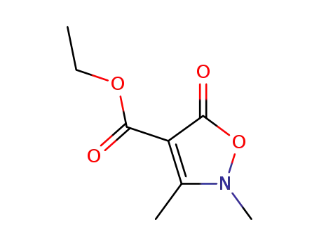 4-Isoxazolecarboxylic acid, 2,5-dihydro-2,3-dimethyl-5-oxo-, ethyl ester