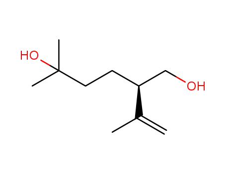 Molecular Structure of 1327155-02-1 ((R)-2-isopropenyl-5-methyl-hexane-1,5-diol)